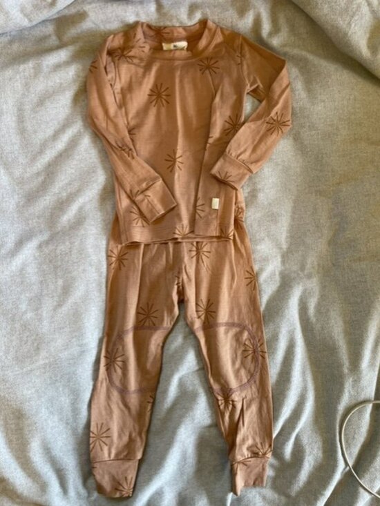 Chasing Windmills Other - Chasing Windmills 100% Merino Wool Thermal Long Johns Set – Size 12-24M